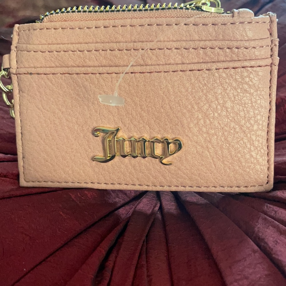 Juicy Couture Macaroon Zippered Up Card Case